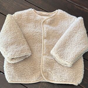 Zara Cream Fleece Jacket